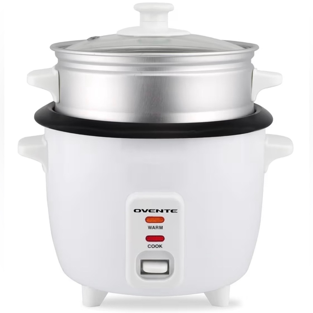 OVENTE Electric Rice Cooker and Food Steamer – 10-Cup